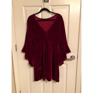 Velvet Red Dress